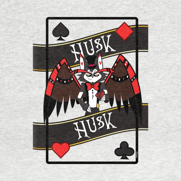 Husk - Poker Card by Alouna